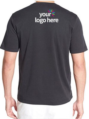 Personalized Blended Round Neck T-Shirt Black