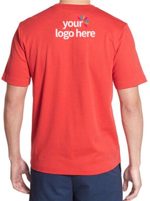 Personalized Blended Round Neck T-Shirt Red