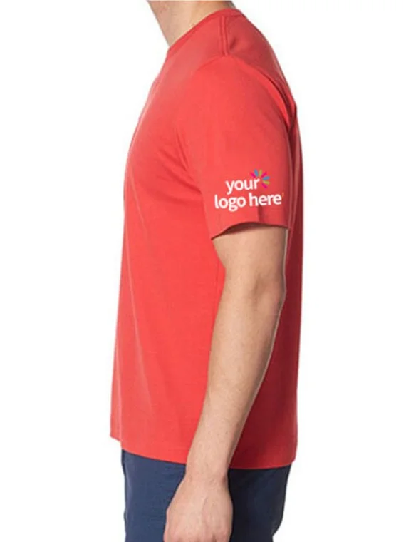 Personalized Blended Round Neck T-Shirt Red