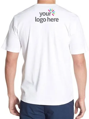 Personalized Blended Round Neck T-Shirt White Personalized Blended Round Neck T-Shirt White