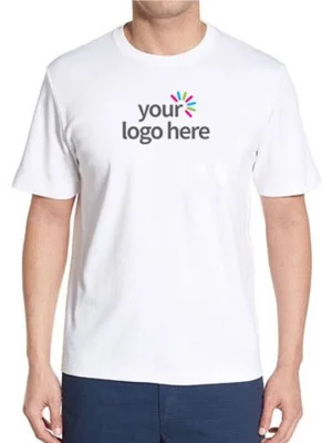 Personalized Blended Round Neck T-Shirt White Personalized Blended Round Neck T-Shirt White