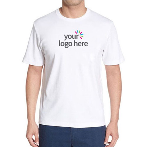 Personalized Blended Round Neck T-Shirt White