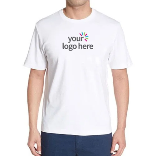 Personalized Blended Round Neck T-Shirt White