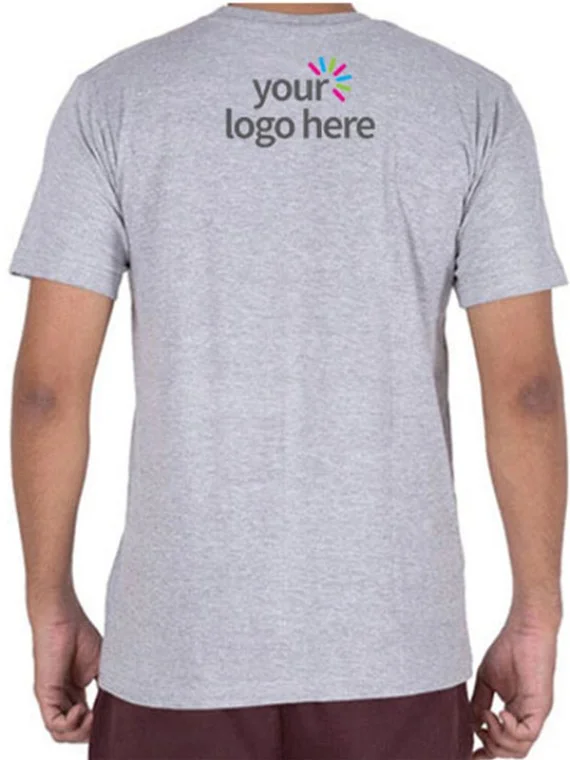 CottonCore Logo Tee Gray – Round Neck Edition