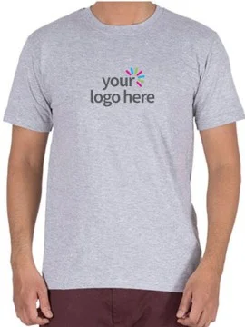 CottonCore Logo Tee Gray – Round Neck Edition