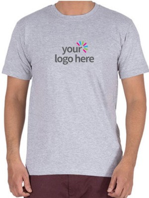 CottonCore Logo Tee Gray – Round Neck Edition