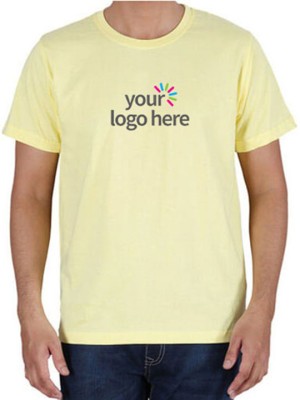 CottonCore Logo Tee Yellow – Round Neck Edition