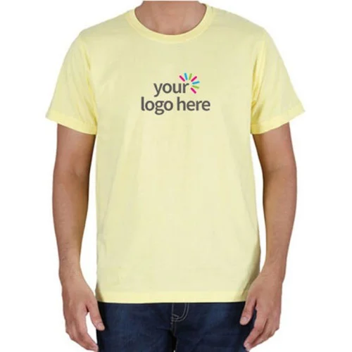 CottonCore Logo Tee Yellow – Round Neck Edition