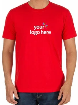 CottonCore Logo Tee Red – Round Neck Edition