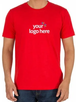 CottonCore Logo Tee Red – Round Neck Edition