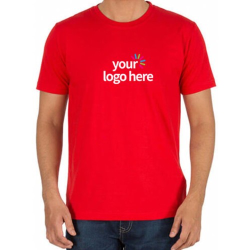 CottonCore Logo Tee Red – Round Neck Edition