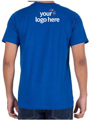 CottonCore Logo Tee Blue – Round Neck Edition
