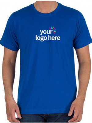 CottonCore Logo Tee Blue – Round Neck Edition