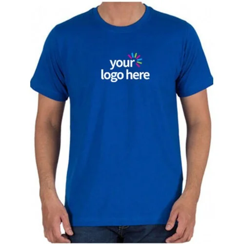 CottonCore Logo Tee Blue – Round Neck Edition