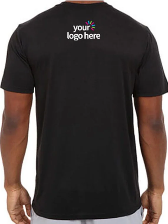 Customized Dri Fit Round Neck T-Shirt Black Customized Dri Fit Round Neck T-Shirt Black