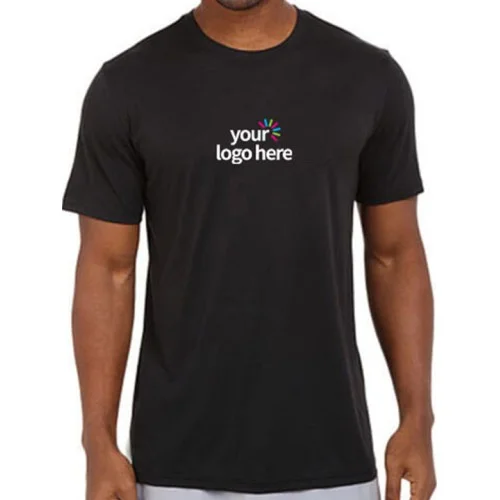 Customized Dri Fit Round Neck T-Shirt Black