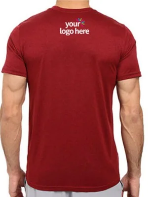 Customized Dri Fit Round Neck T-Shirt Red Customized Dri Fit Round Neck T-Shirt Red