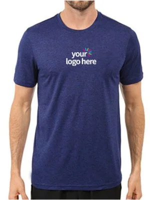 Customized Dri Fit Round Neck T-Shirt Navy Blue Customized Dri Fit Round Neck T-Shirt Navy Blue