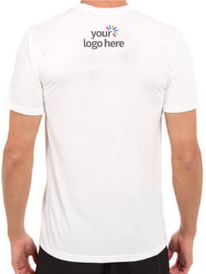 Customized Dri Fit Round Neck T-Shirt White
