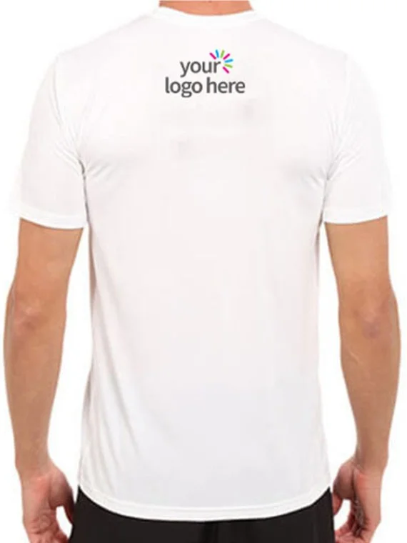 Customized Dri Fit Round Neck T-Shirt White