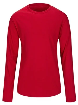 Long Sleeve Underscrub T Shirt Red Long Sleeve Underscrub T Shirt Red