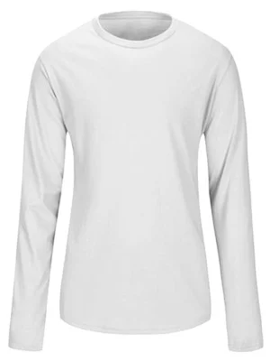 Long Sleeve Underscrub T Shirt White