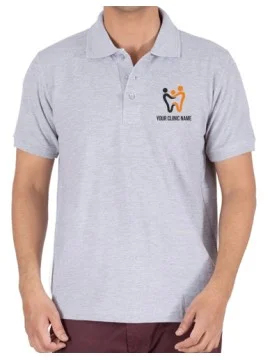 Embroidered Gray Dentist T-Shirt