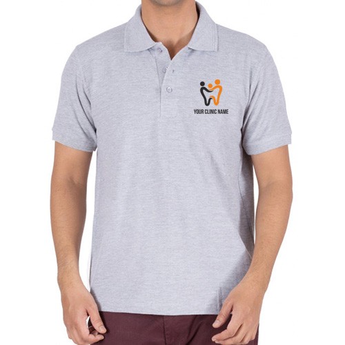 Embroidered Gray Dentist T-Shirt