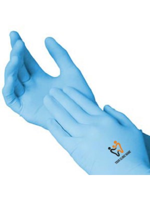 Medical Latex Gloves with Custom Logo Print