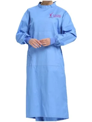 Reusable Blue Surgical Gown for Hospitals