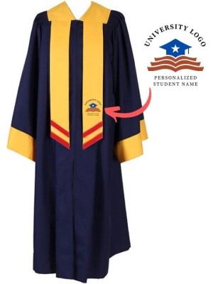 Personalized Academic Graduation Gown