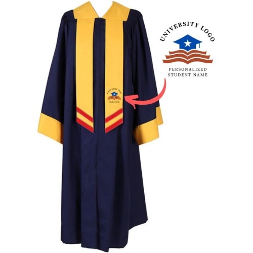 Personalized Academic Graduation Gown