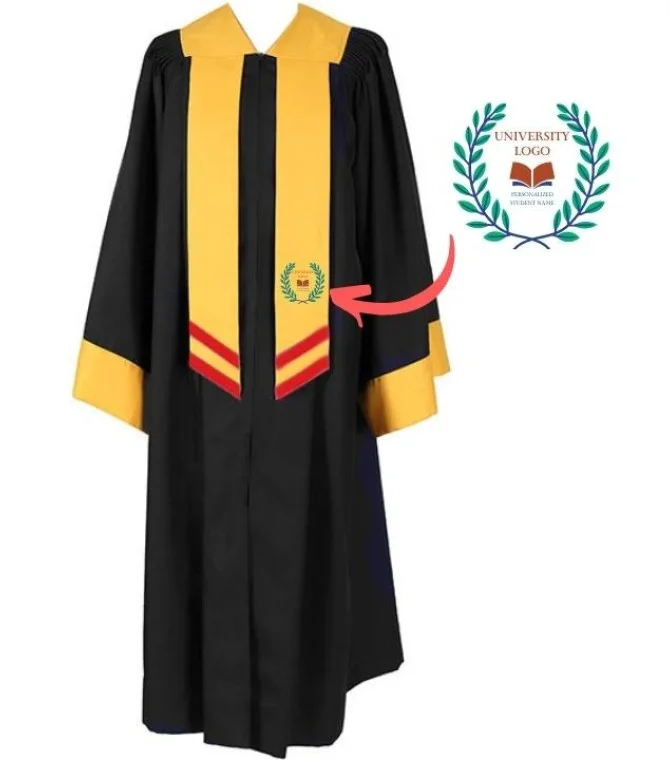 Personalized Scholars Graduation Gown Personalized Scholars Graduation Gown