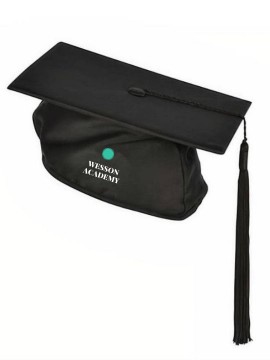 Stylish Personalized Black Graduation Cap