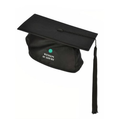 Stylish Personalized Black Graduation Cap