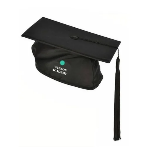 Stylish Personalized Black Graduation Cap