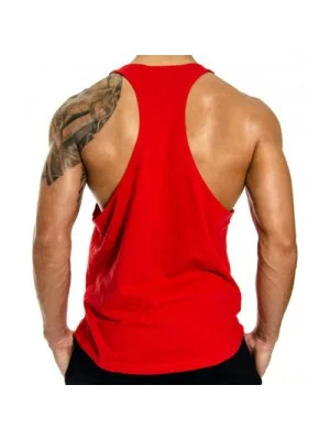 Customized Gym Stringer Red