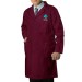 Versatile Unisex Lab Coat Maroon