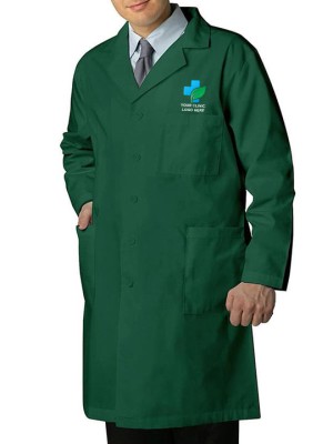 Versatile Unisex Lab Coat Hunter Green