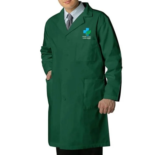 Versatile Unisex Lab Coat Hunter Green