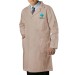 Versatile Unisex Lab Coat Khaki