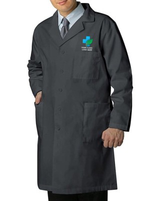 Versatile Unisex Lab Coat Charcoal