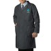 Versatile Unisex Lab Coat Charcoal