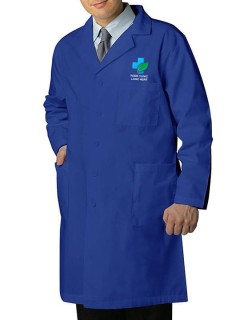 Versatile Unisex Lab Coat Blue