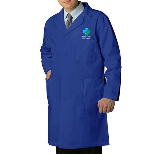 Versatile Unisex Lab Coat Blue