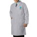 Versatile Unisex Lab Coat Gray