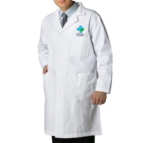 Versatile Unisex Lab Coat White