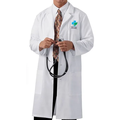 Custom Back Vented Lab Coat & Logo Doctor Apron