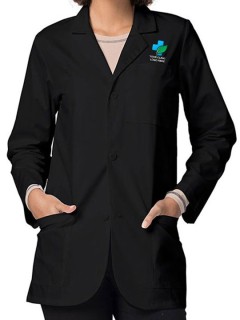 Classic Unisex Lab Coat Black