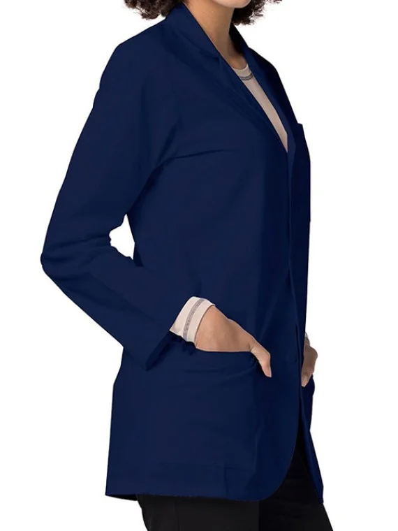 Classic Unisex Lab Coat Navy Blue